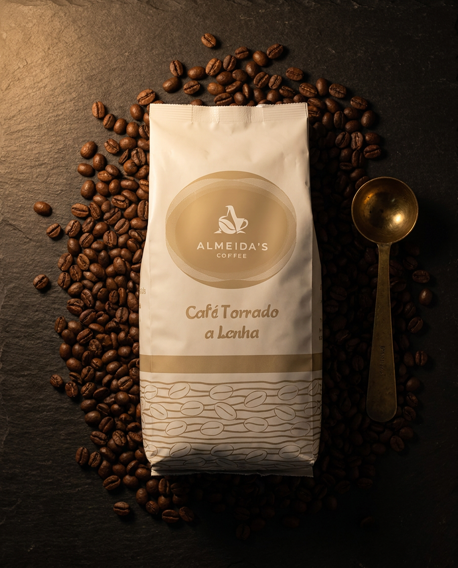 Café Torrado a Lenha
